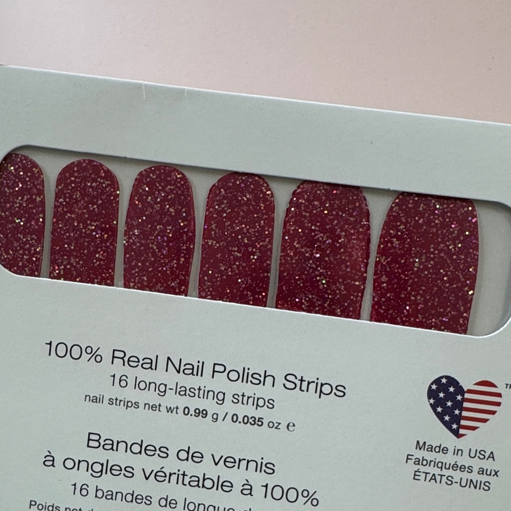 Color Street Glittering Rose Nail Strips - Chile it Cool - Picture 3 of 3